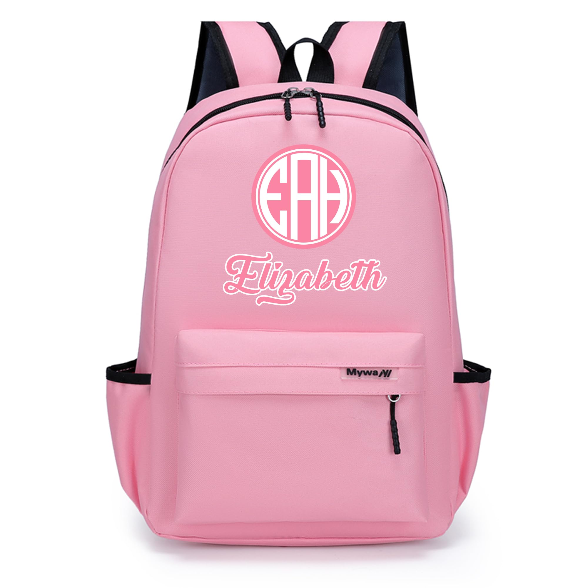 Idiyfun Custom Backpack for Girls Boys with Name Design, Personalized Backpack Lightweight for Camping Travel, Back To School Shoulder Bookbags