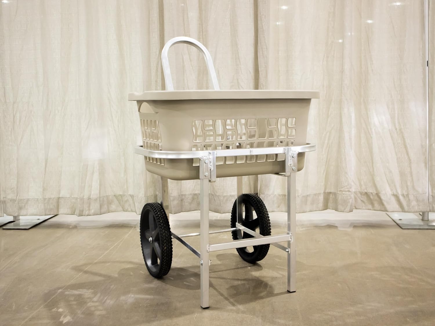 Aluminum Laundry Basket Cart