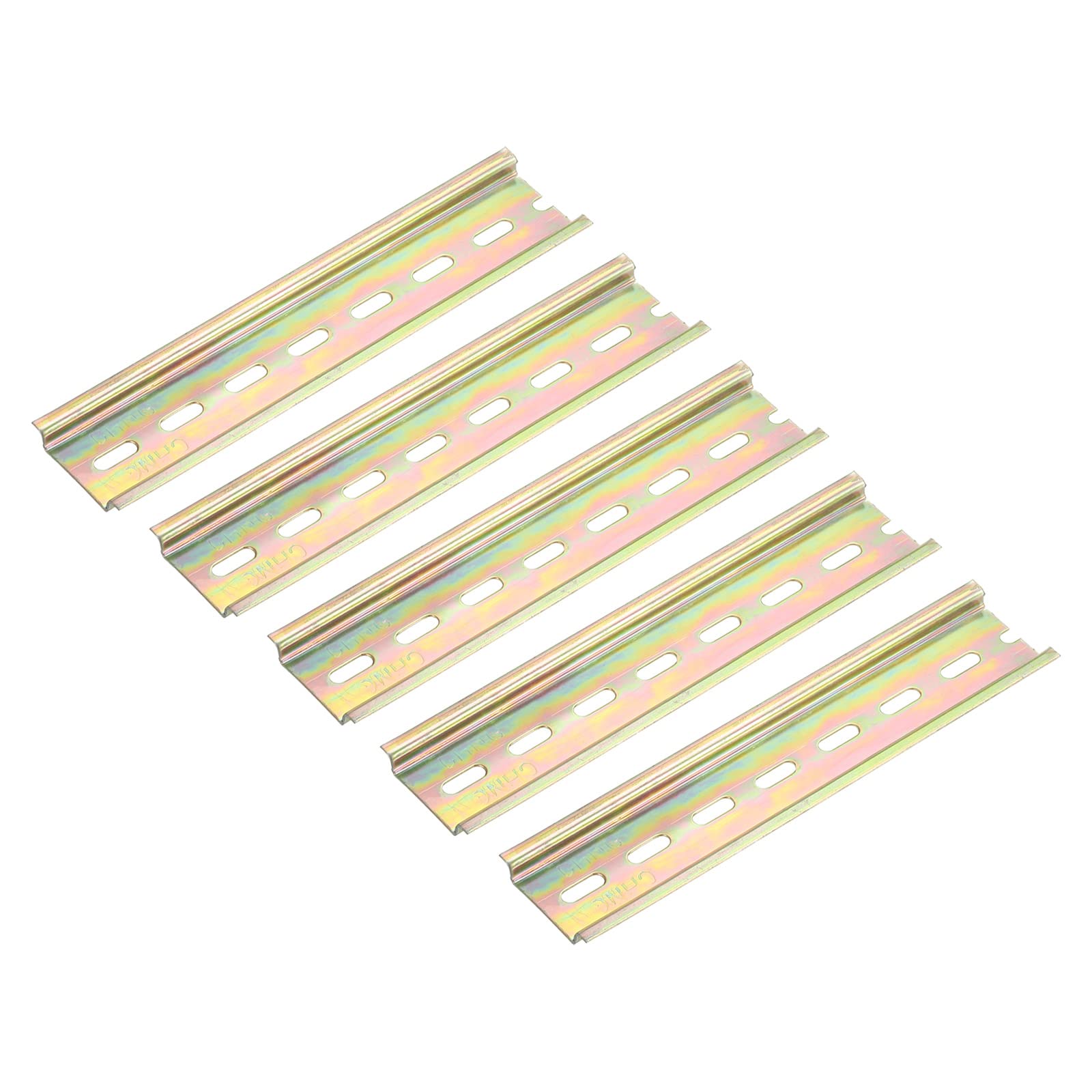Circuit Breaker Rails Uxcell 2-Pack DIN Rail Mounting Guides - 200mm X ...