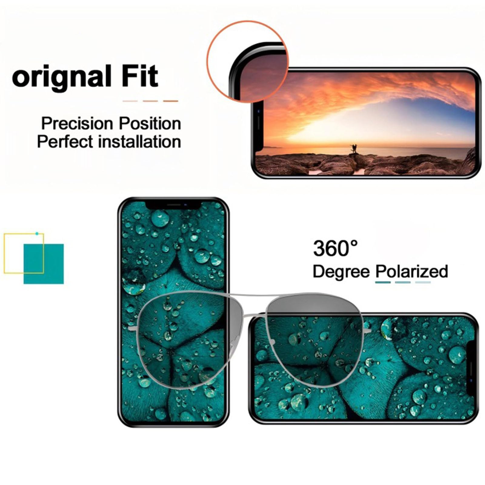 Cocoarm 6.1in Reemplazo de Pantalla de Teléfono, Digitizador 3D Touch
