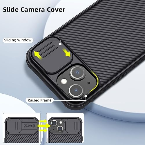 Miniatura 10 de Nillkin Funda magnética para iPhone 15 Pro Max, compatible con MagSafe, funda deslizante para cámara, funda magnética CamShield Pro para iPhone 15
