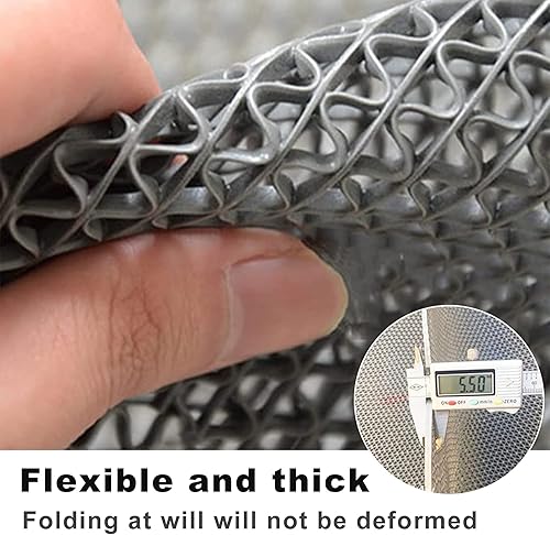 Miniatura 6 de Una alfombrilla de drenaje antideslizante de volumen completo de 3 x 10 pies tapete comercial antifatiga de PVC para garaje tapete de puerta húmeda