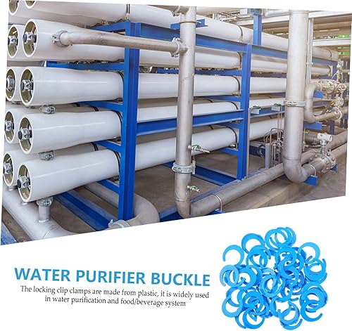 Miniatura 8 de 100 unids Purificador de Agua Hebilla Bloqueo Clips Sistema Accesorios Filtros De Agua Piezas para 14 Abrazaderas de Bloqueo Conectores Go-Parts