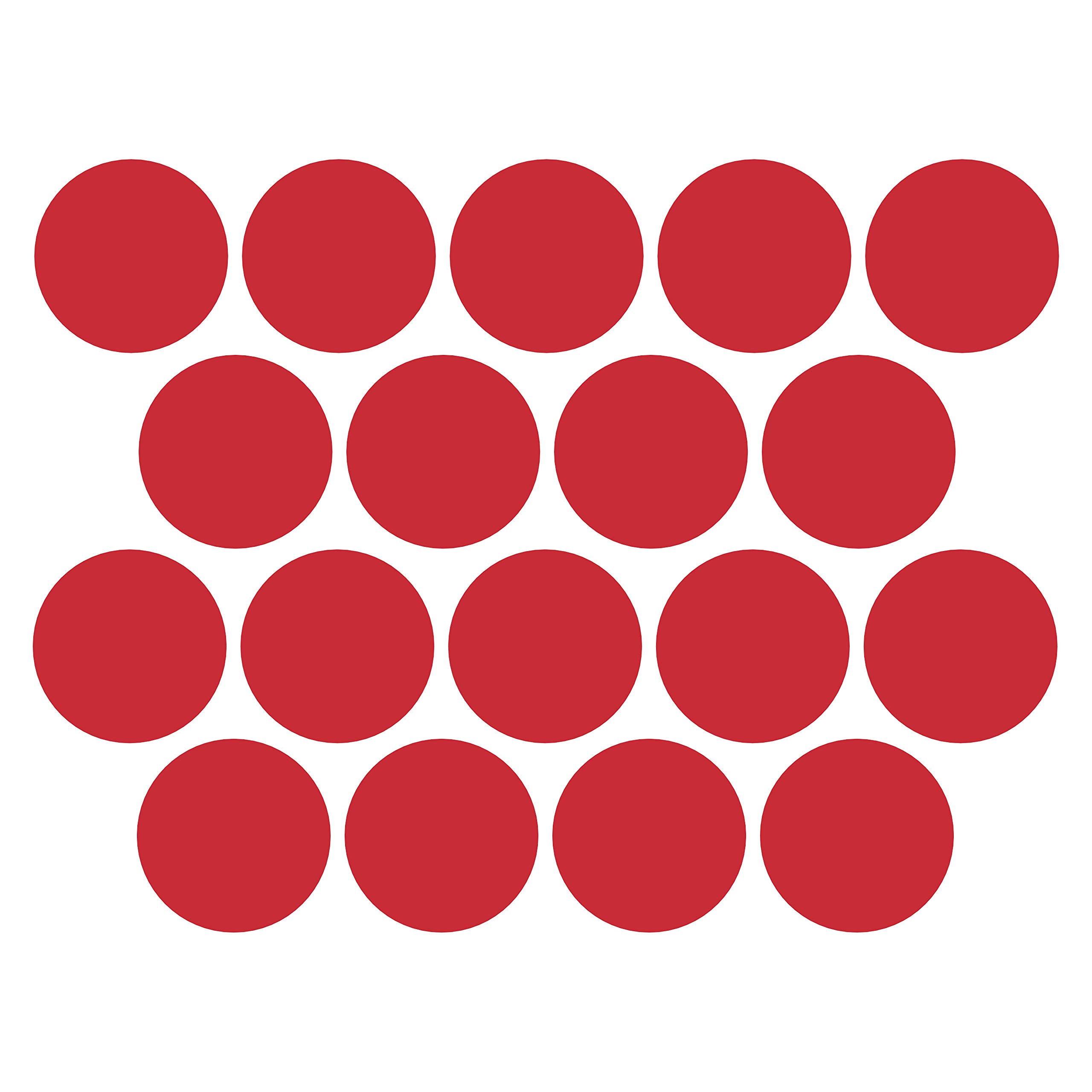 Stickers pour les Sols et les Murs Litemark Rouge 3.5 Inch École