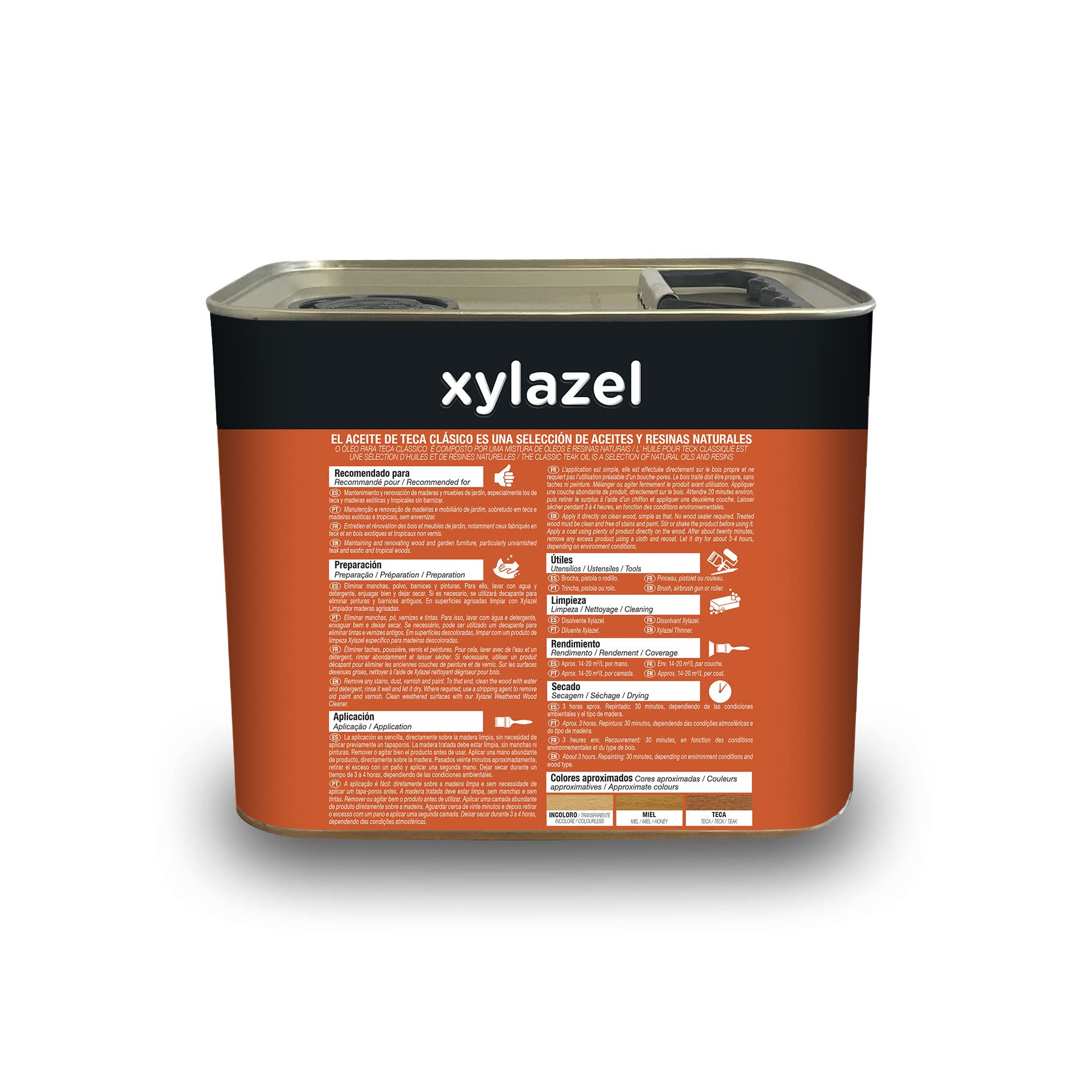 Xylazel Aceite para Teca Miel 2,5 L