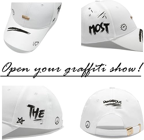 Miniatura 4 de FK FORKICKS Gorra de béisbol de graffiti para hombres, sombreros para mujeres, Gorras para hombres, sombreros de camionero originales, sombrero de