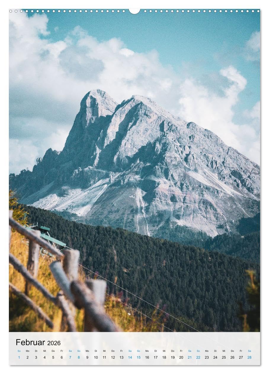 Wunderschönes Südtirol 2026 (hochwertiger Premium Wandkalender 2026 DIN A2 hoch), Kunstdruck in Hochglanz: Ein Wandkalender über die wunderschöne Landschaft Südtirols (CALVENDO Orte)