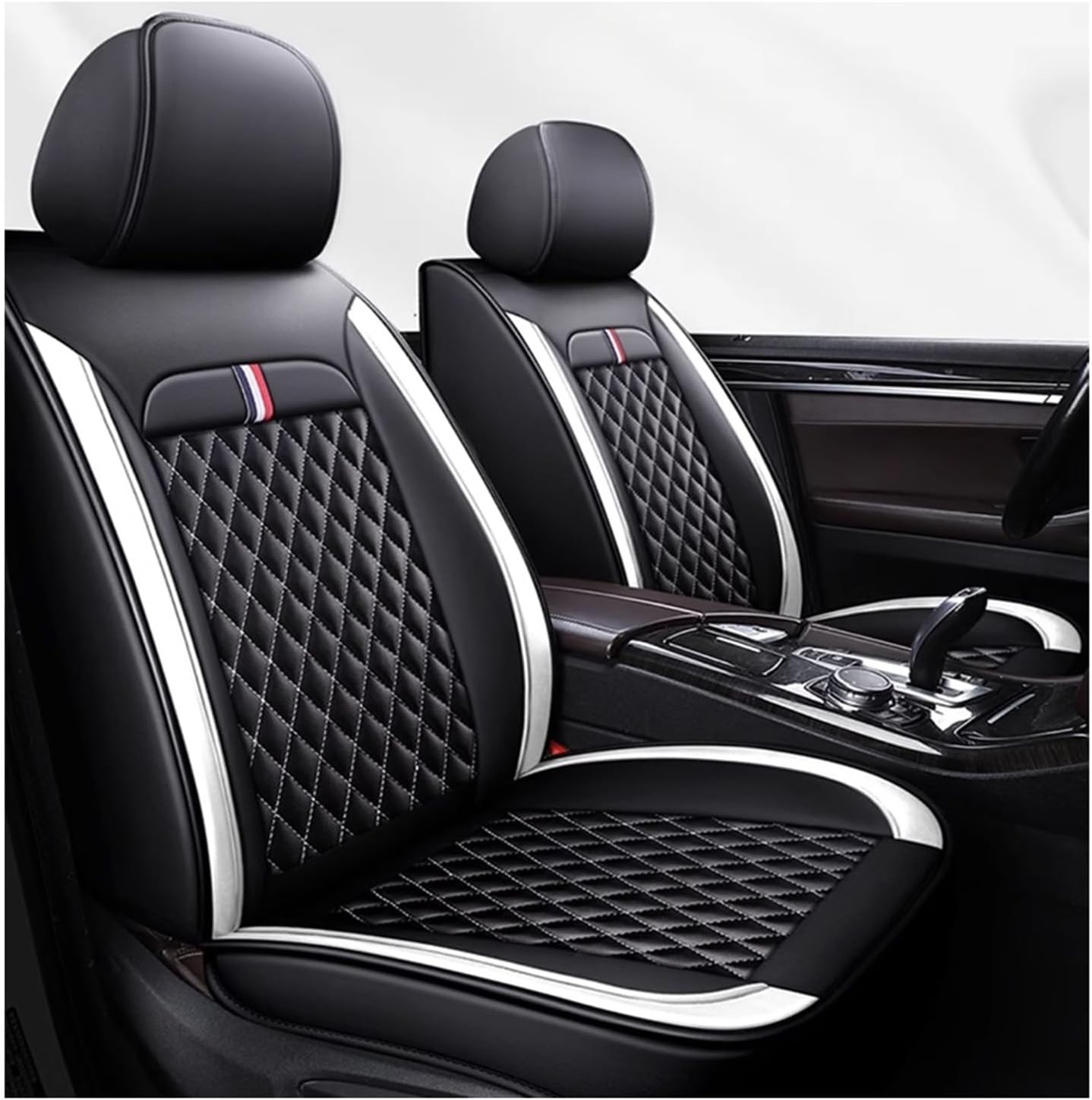 Car Seat Covers Full Set for Lexus ES350 2007-2025,Luxury Leather Car Seat Cushion,Full Set Universal,Luxury Pu Leather Car Seat Covers(A)