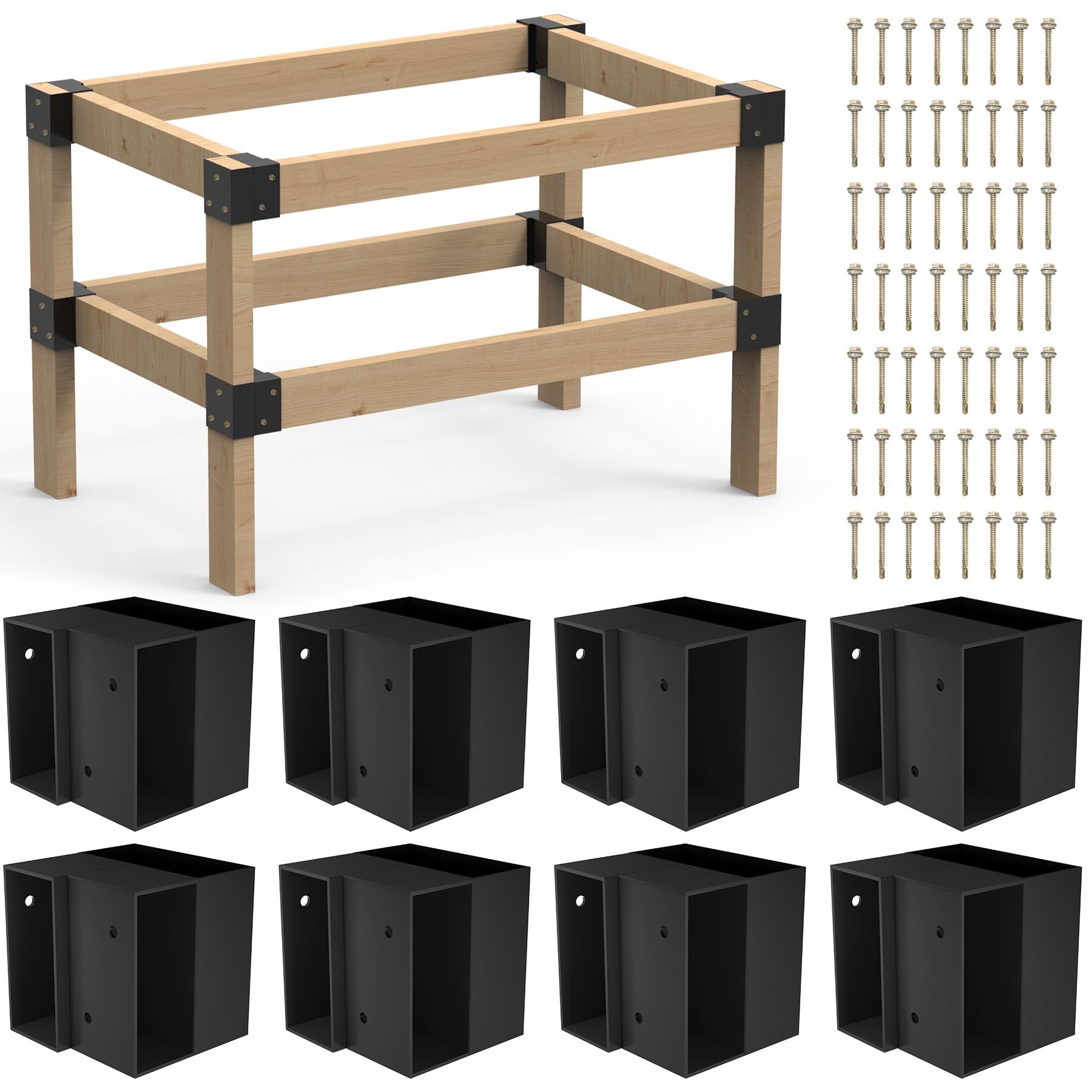 Work Table Kit Snapklik.com : 2 X 4 Basics Workbench Kit, 8 PCS Heavy Duty 3-Way ...