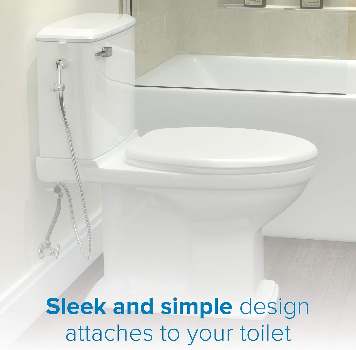 Brondell Hand Held Bidet Sprayer for Toilet CleanSpa Advanced Bidet Attachment with Precision Pressure Control Jet Spray - Ergonomic Handheld Bidet for Toilet - Toilet Water Sprayer and Hose Set : Tools & Home Improvement
