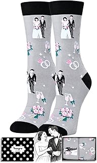 Wedding Gifts for Bride & Groom - Mother & Father of the Bride & Groom Gifts, Mom & Dad in Law Socks