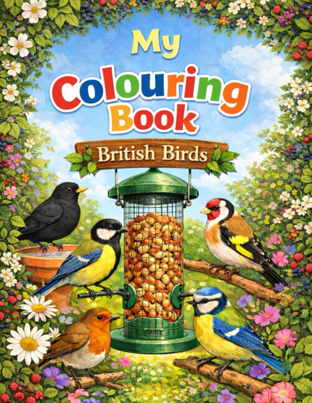 My Colouring Book: British Birds