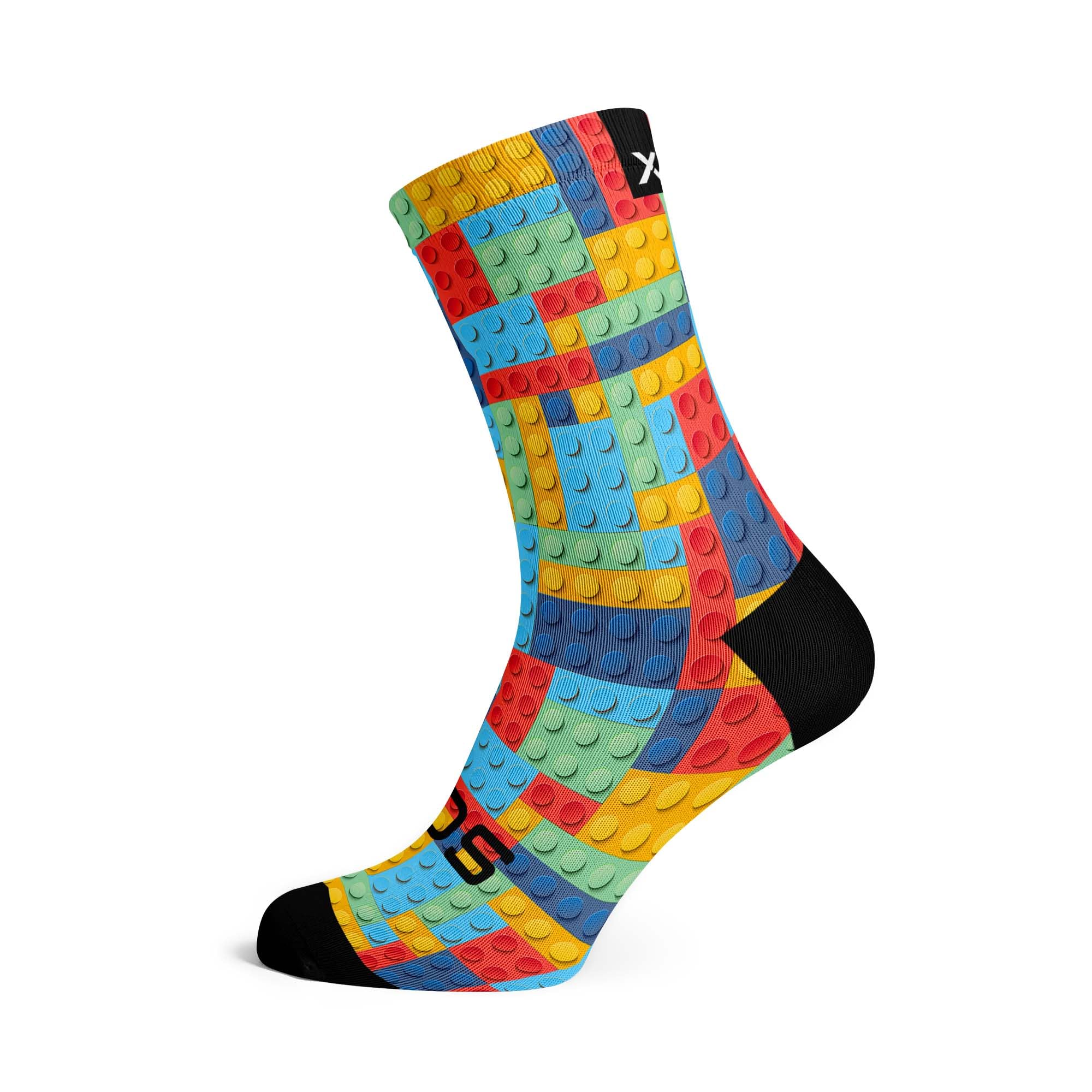 Sox Footwear Blocks Premium Crew Socks - / Large / Uk 8-12