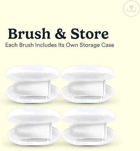 Miniatura 20 de Jasper Cepillo de dientes para perros, kit de cepillado de dientes de mascotas de 360 grados, cepillo de dientes para gatos, kit de cuidado dental