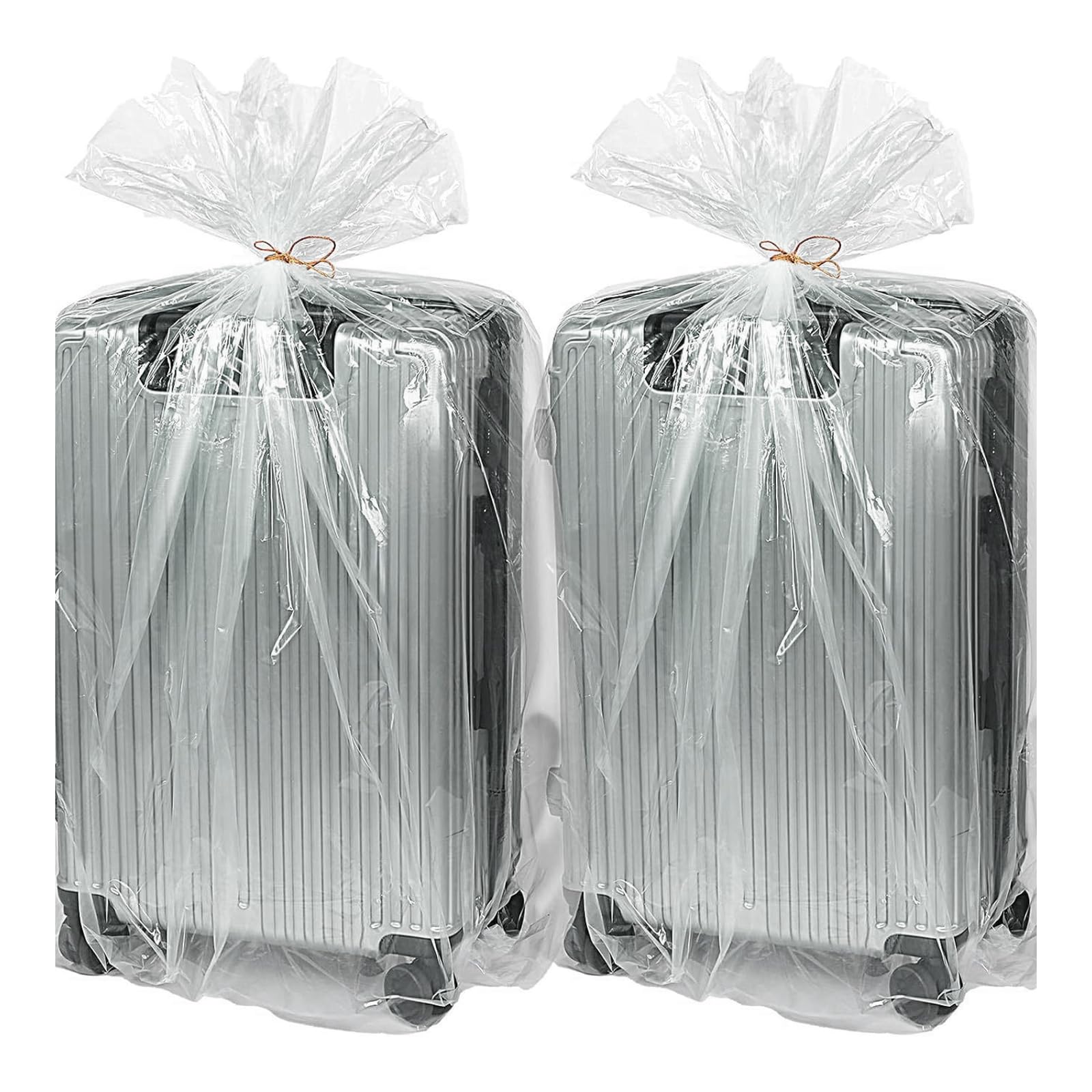 Saerryor - Lot De 12 Sacs Rangement Transparents 100x150 Cm - Plastique Épais - Protection Anti-Humidité