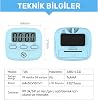 NPO NPT05M Kitchen, Lesson, 99:59min Digital Alarm Stopwatch for Food, Pomodoro Student Motivation Clock