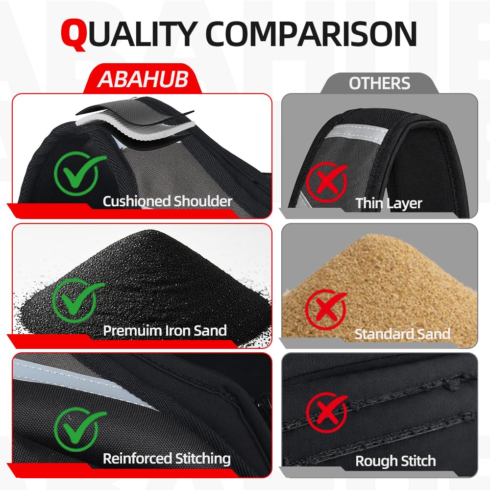 Abahub Chaleco de peso 10 lb (aprox. 4,5 kg) para hombre y mujer, con cremallera, con franja reflectante, chaleco de peso para entrenamiento, entrenamiento de fuerza, correr, caminar, fitness