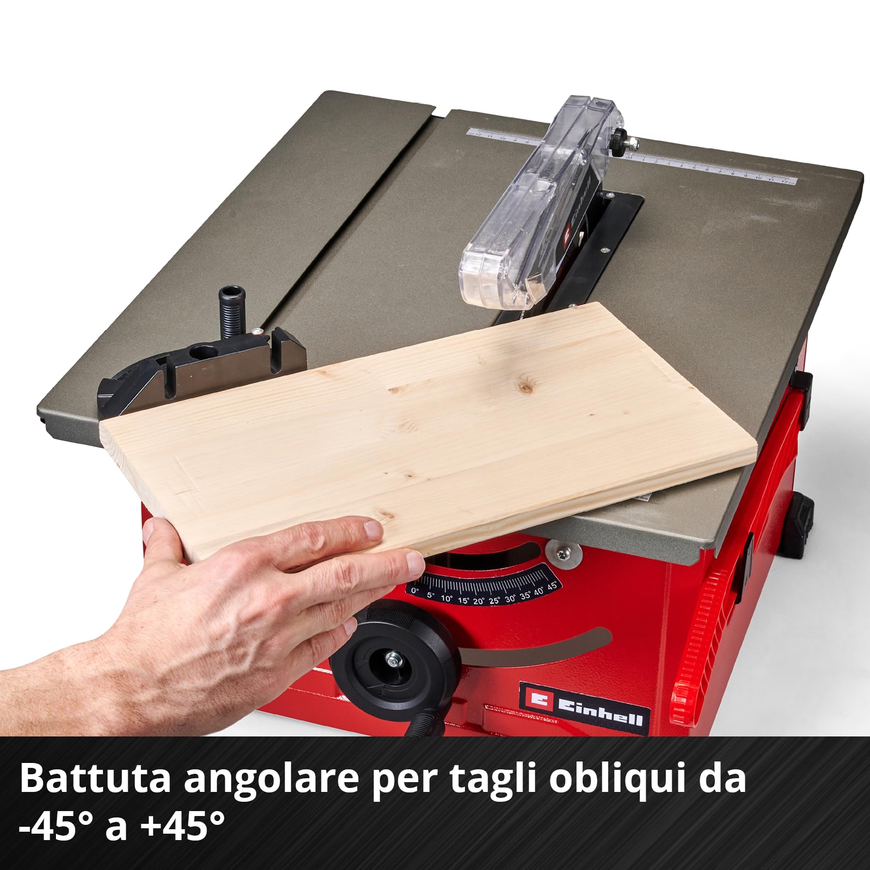 Sega Circolare Da Banco Einhell TC-TS 8 I 800W - Lama Ø200mm, Taglio 45mm, Guida Angolare, Aspirazione - Foto 3