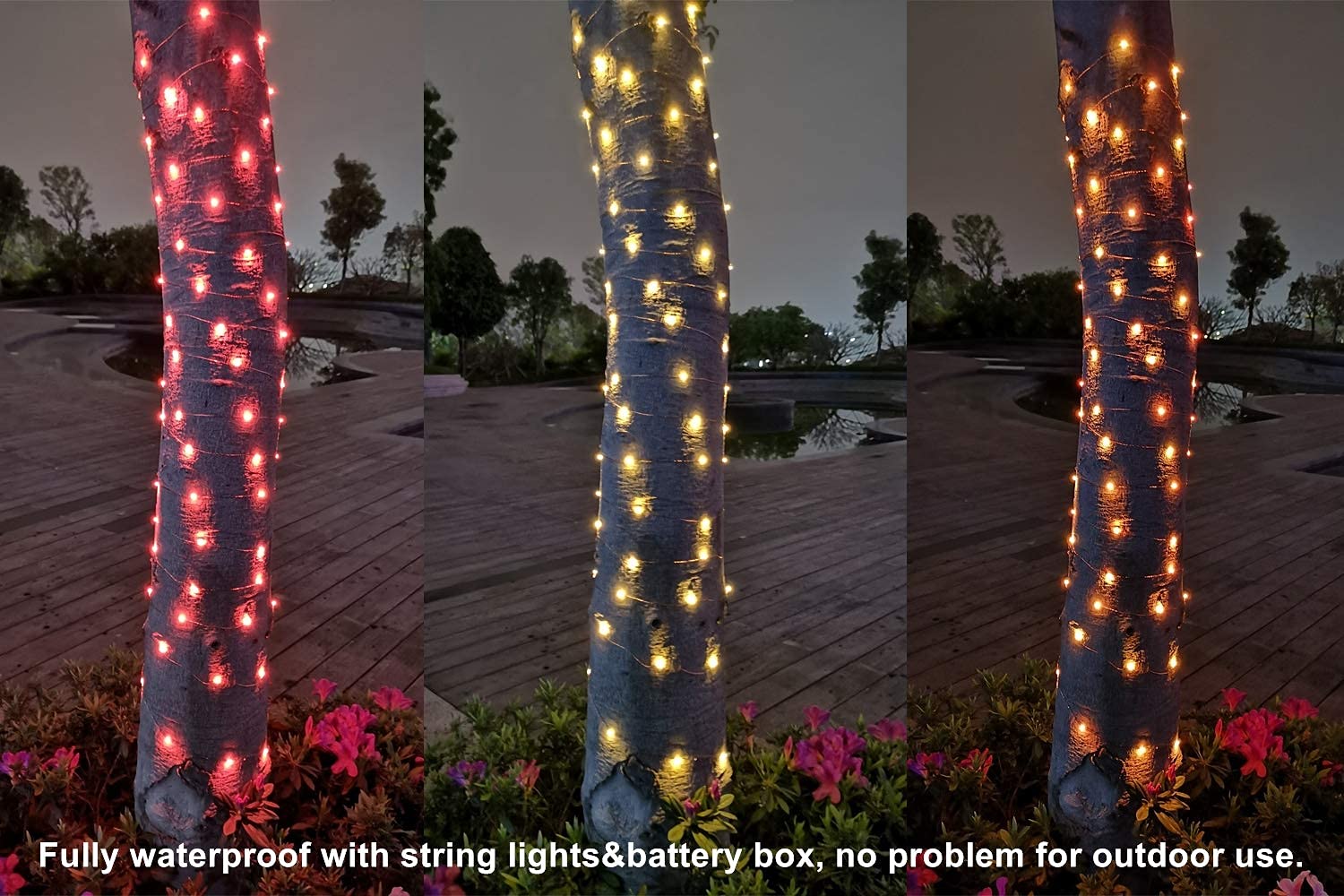 ER CHEN Fairy Lights Plug in, 66Ft/20M 200 LED Starry String Lights Outdoor/Indo ER CHEN Fairy Lights Plug in, 66Ft/20M 200 LED Starry String Lights Outdoor/Indo