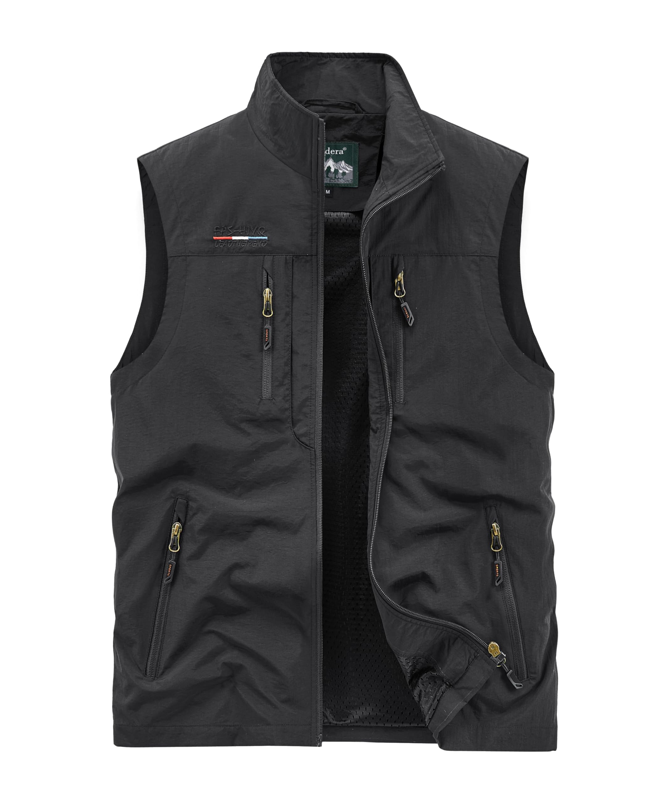 Chaleco de Secado Rápido para Hombre Chaleco de Pesca Transpirable con Bolsillo Múltiple Chalecos Sin Mangas Chaqueta para Pesca Fotografía Caza Viajes