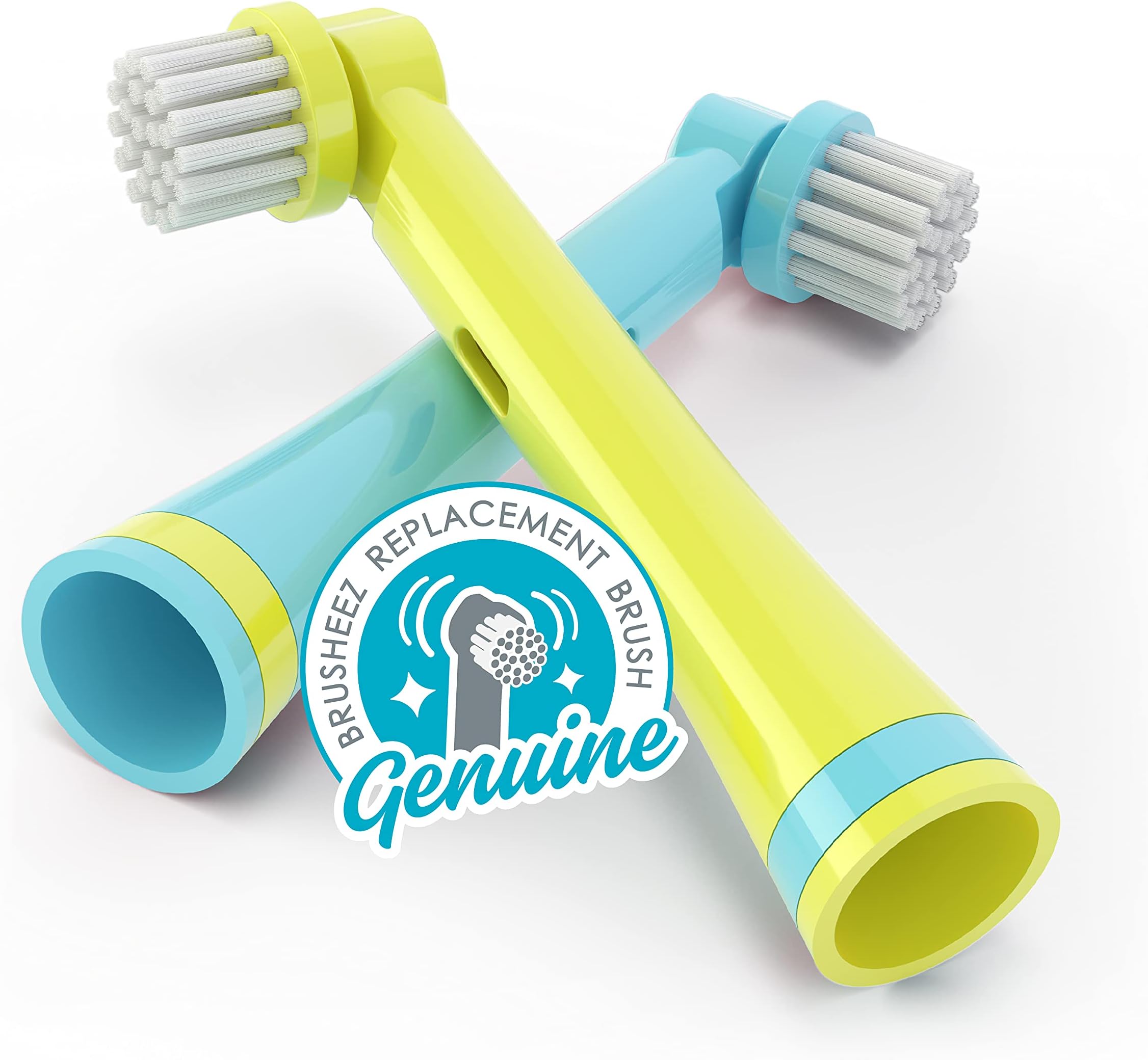 Brusheez® Electronic Toothbrush Replacement Brush Heads 2 Pack (Ollie The Elephant)