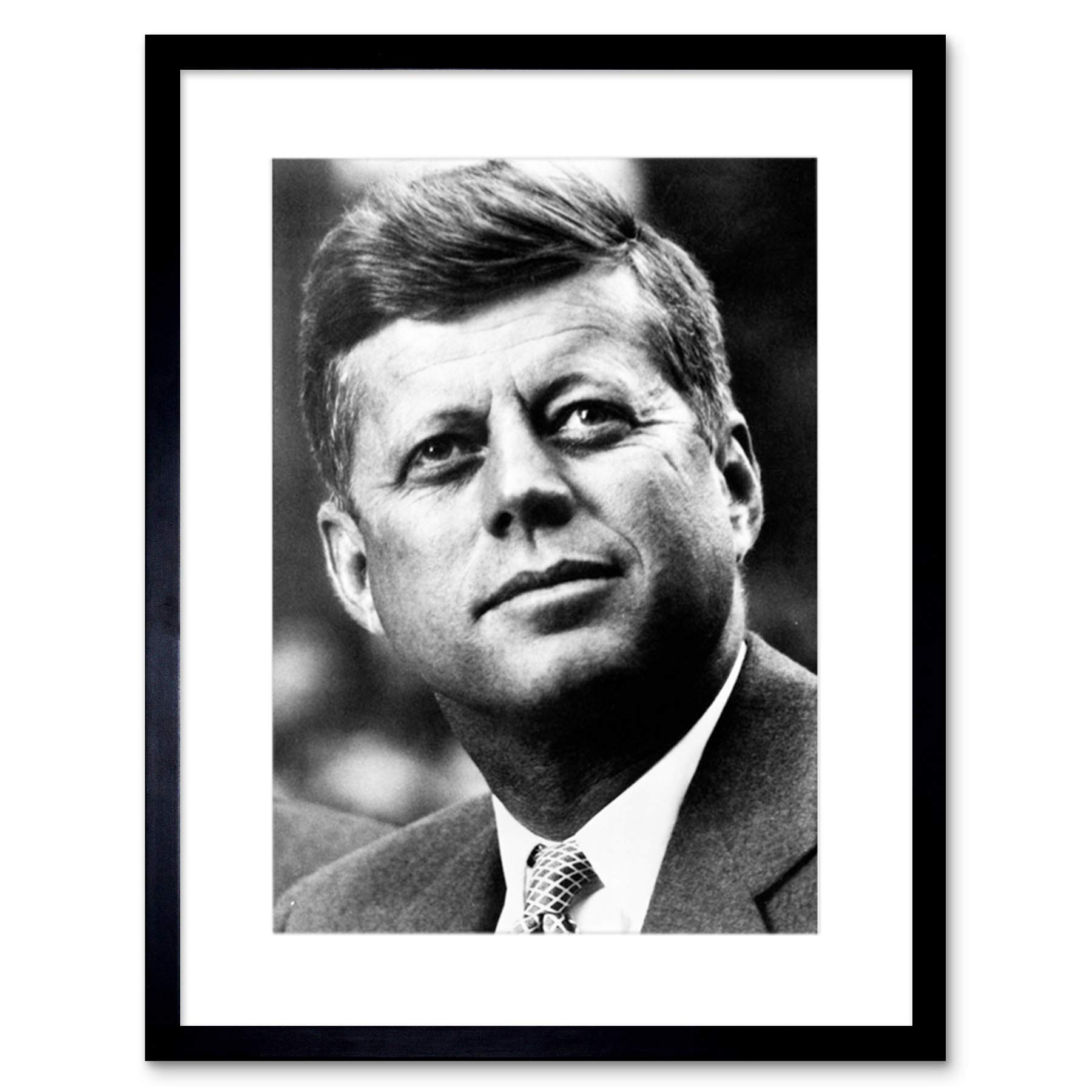 Wee Blue Coo President John Kennedy JFK Framed Wall Art Print