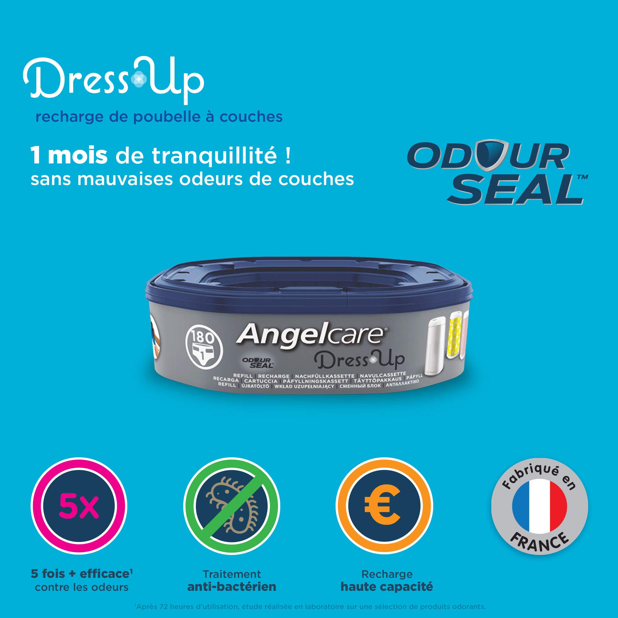 Angelcare Luieremmer navulverpakking Plus 9 stuks