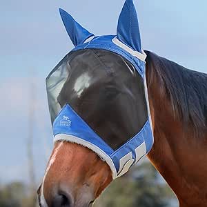 Maschera Anti-mosche Per Cavallo Harrison Howard - Protezione UV, Traspirante, Chiusura Sicura - Foto 6