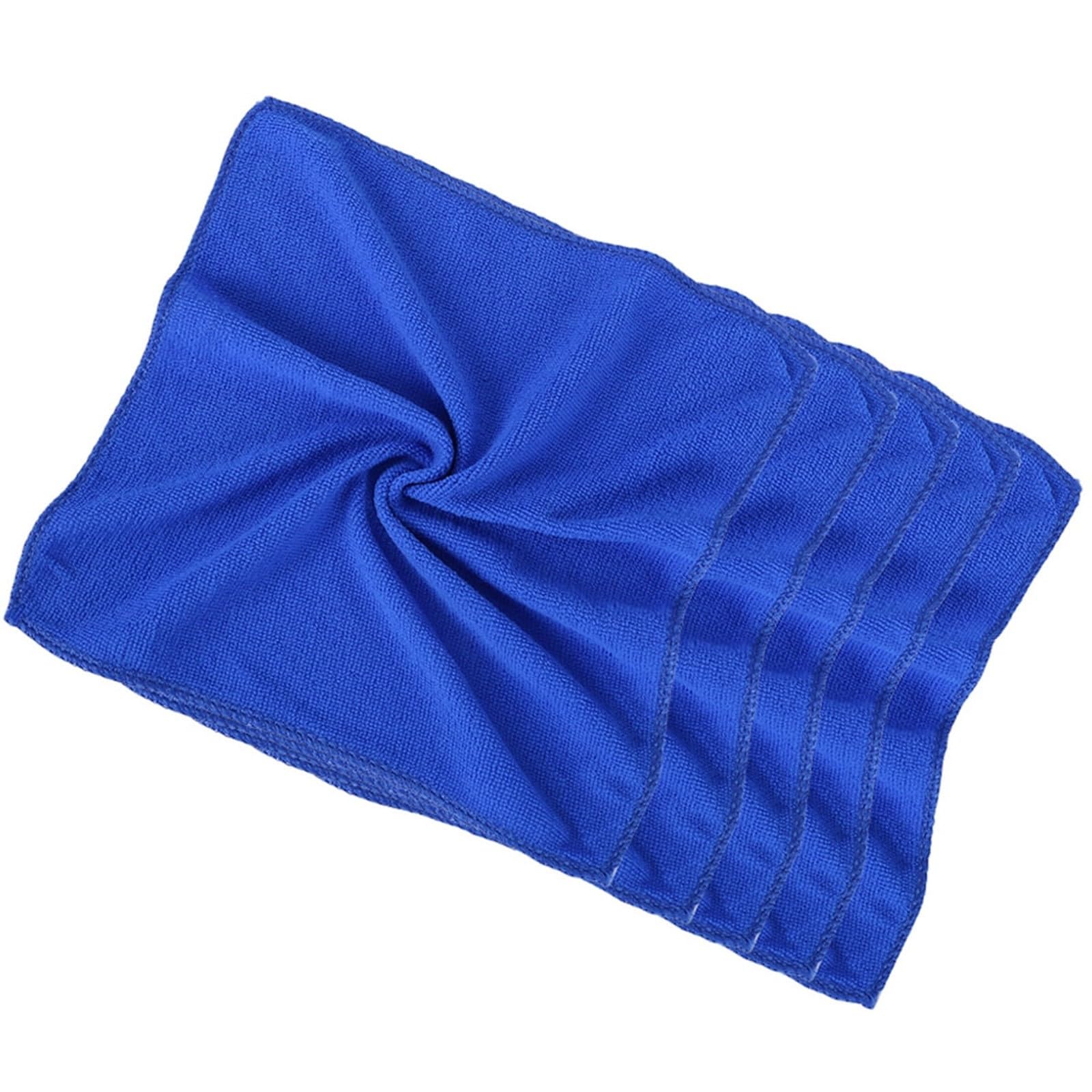 5 PCS Microfiber Cleaning Cloths Rags Towels Premium Microfiber Disc Cloth Multifunctional Cleaning Rags Microfiber Cleaning Cloth for