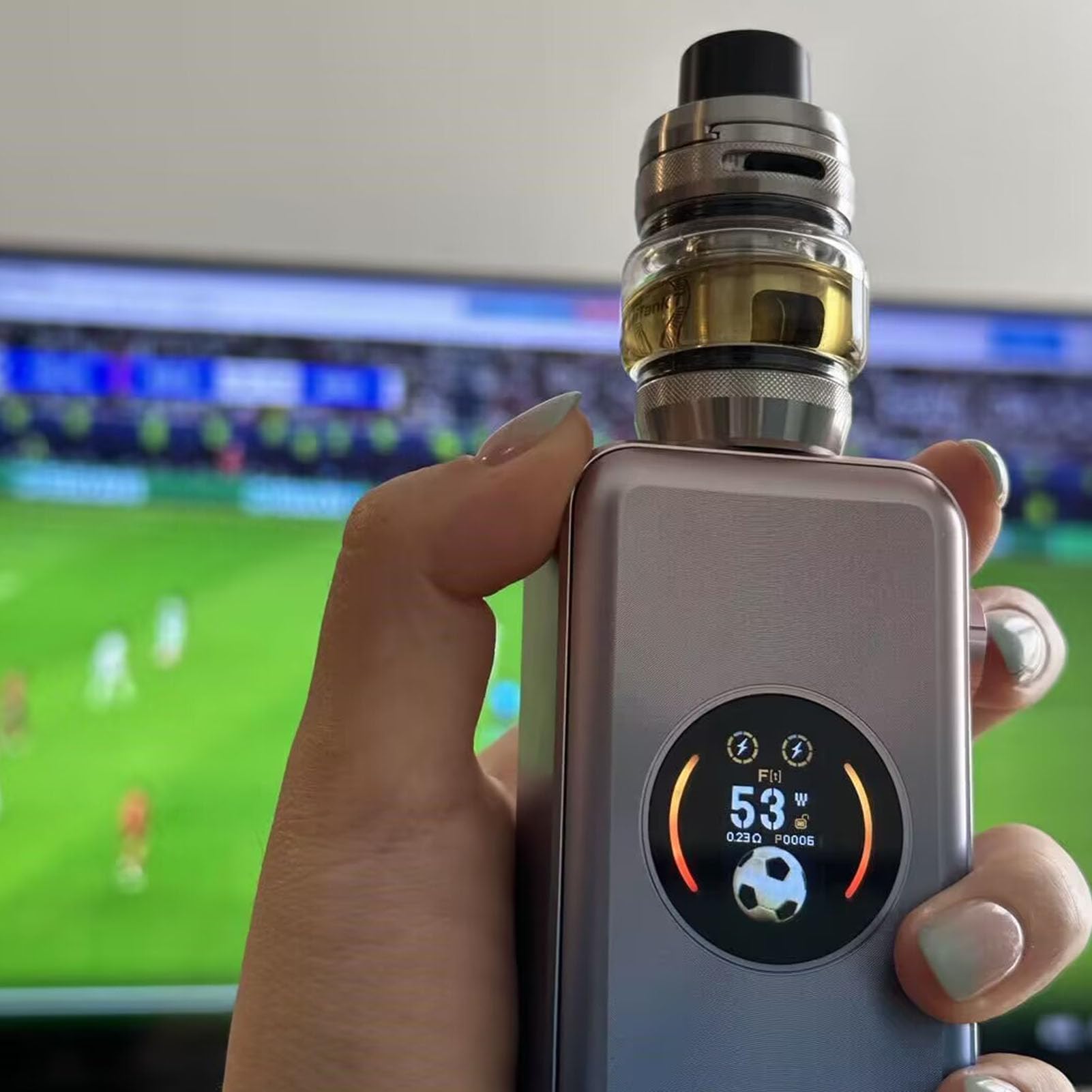 Vaporesso GEN MAX Kit | 220W Vaporesso GEN MAX Mod -Vape DL - 6ml Auto-Open Top iTank T Clearomizer Fit GTI Mesh Coil (Gti 0.2Ω/ 0.4Ω) E Cigarette Vaporizer No Nicotine No Liquid (Blu ghiaccio)