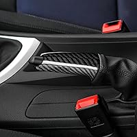 Vista 4 de AIRSPEED de fibra de carbono para BMW Funda de mango de freno de mano Compatible con BMW 1 2 3 4 Series E90 E91 E92 Z4 E85 E86 E87 E81 E82 E87 E88