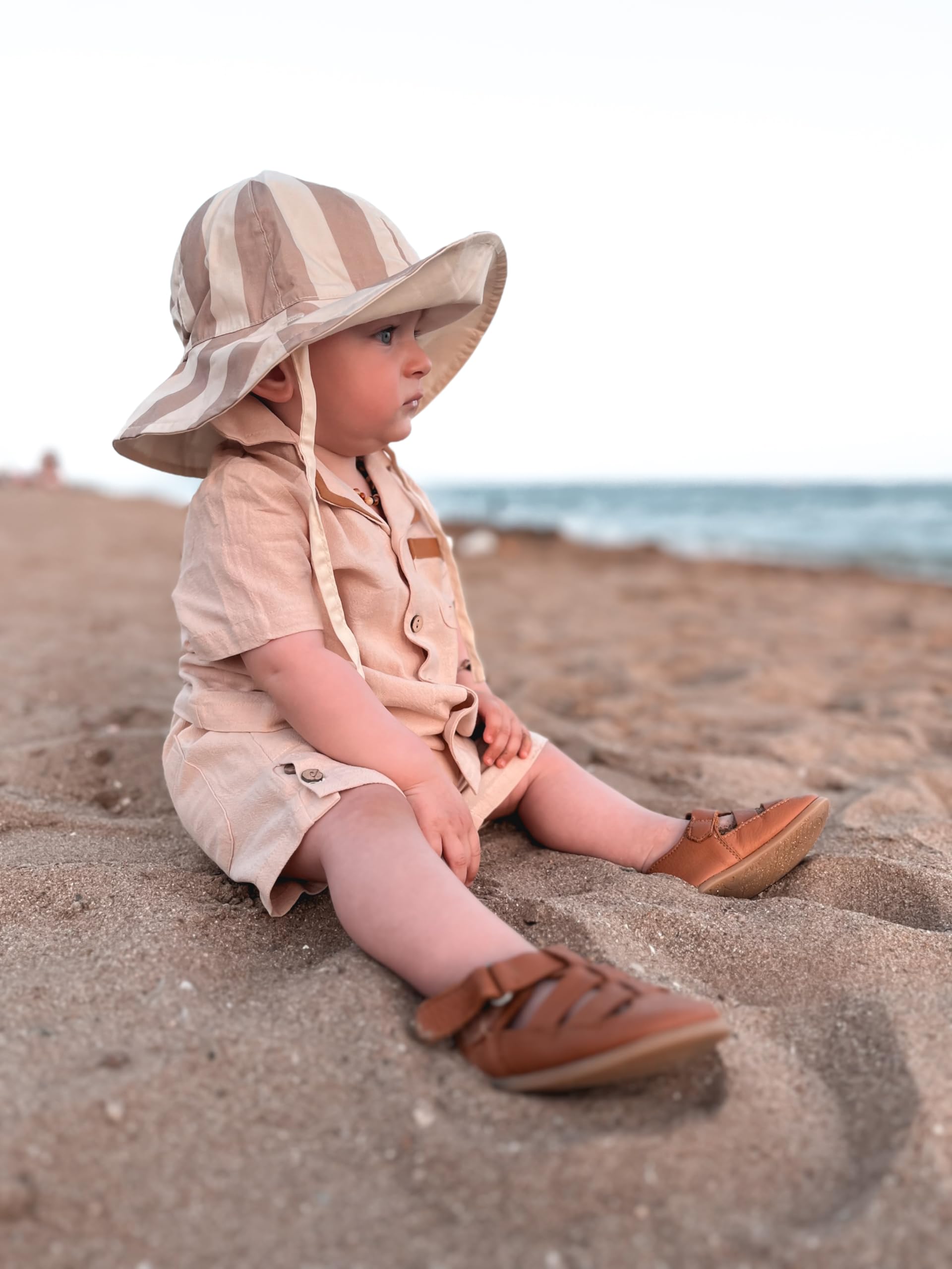 Volunboy Completi Estivi Bambino, Cotone e Lino Maglietta a Manica Corte e Pantaloncini Set per Neonato Ragazzi 1-4 anni