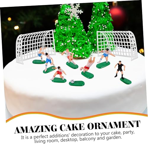 Miniatura 2 de DOITOOL Kit de decoración de fútbol de 8 piezas, decoración de pastel de fútbol, decoración de pastel de fútbol, decoración de pastel de fútbol,