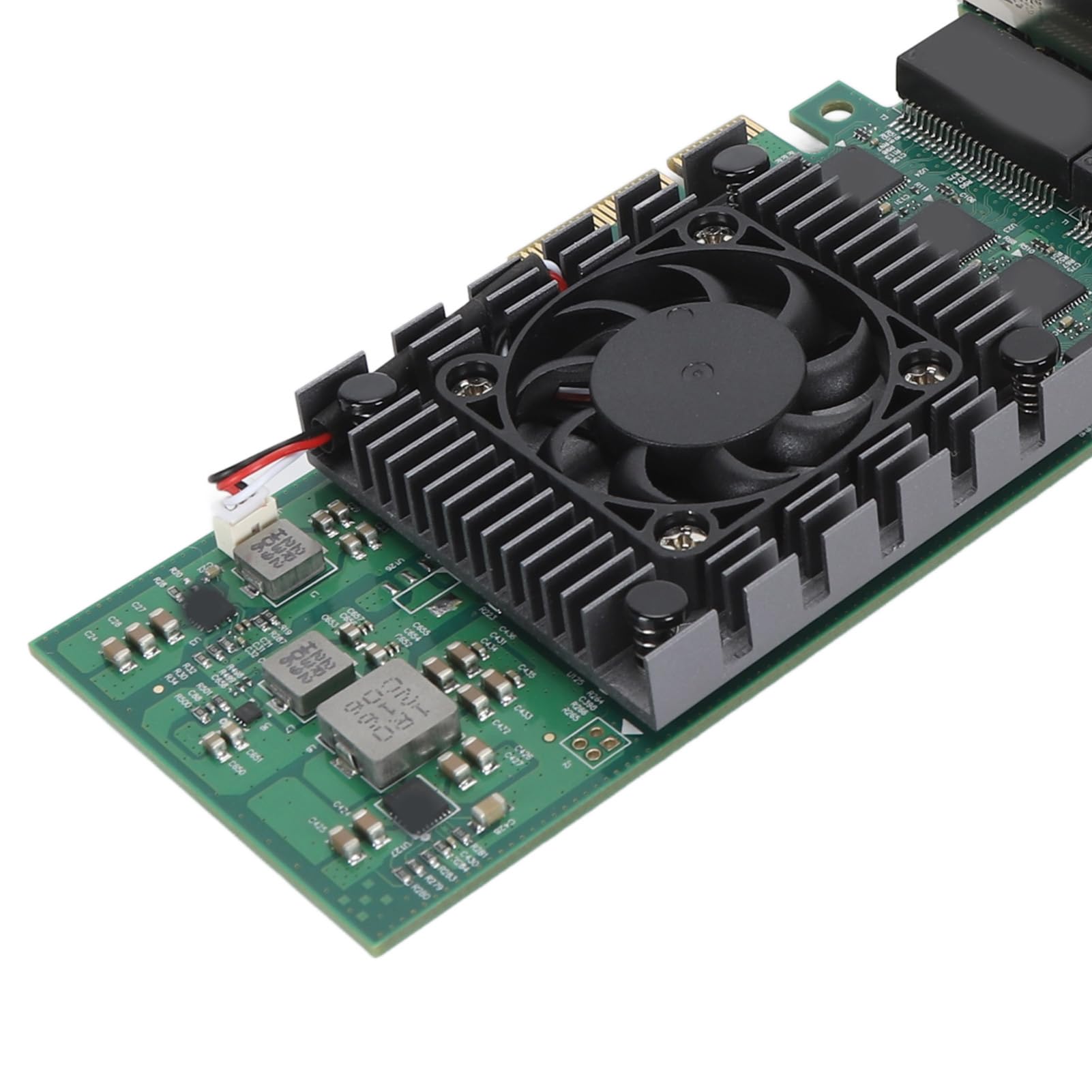 Scheda di Rete PCIE a 4 Porte, Scheda di Rete PCIE Ad Alta velocità 100/1000/2500Mbps 2,5G Adattatore per Scheda di Rete Gigabit PCIE per Chip I210