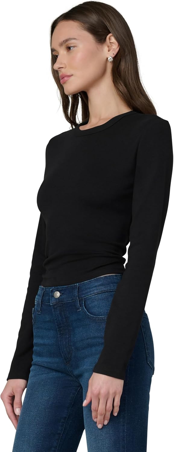 Joe's Womens The Long Sleeve Baby Tee - Image 2