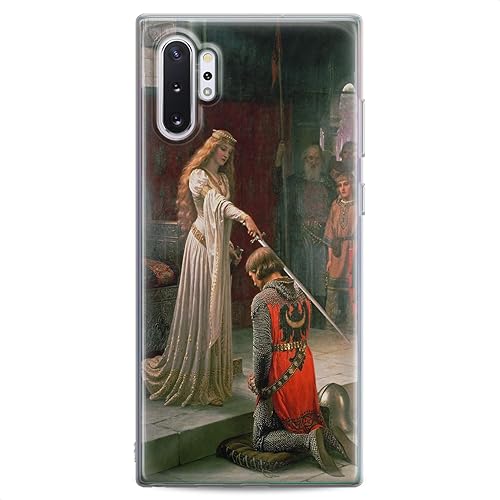 Miniatura 6 de Cavka Funda compatible con Samsung A91 A70 A52 A51 A50 A20 A11 A12 A13 A14 A03s A02s Accolade Design Cute Edmund Leighton Flexible Silicona Dibujo