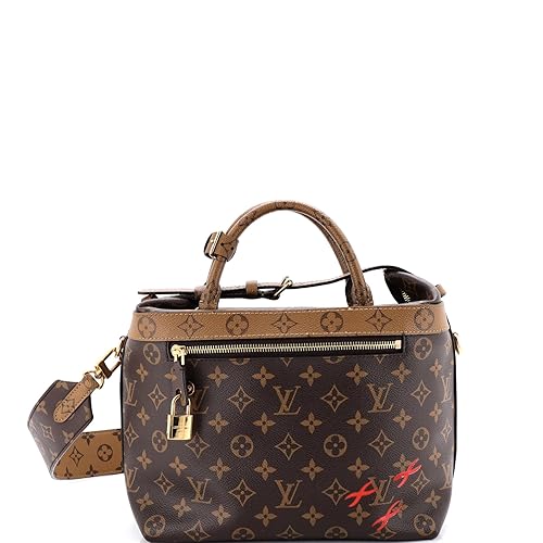 Louis Vuitton, Pre-Loved City Cruiser Handbag Reverse Monogram Canvas PM, Brown