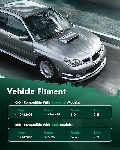 Miniatura 3 de SCITOO Conjunto de radiador de refrigerante del motor para Chevy S10 94-03 y para GMC Sonoma 94-03 y para Isuzu Hombre 96-00, L4 2.2L, reemplazar