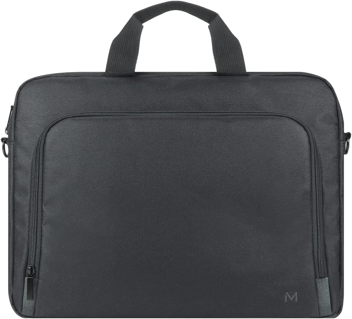 Mobilis Eco-Designed Laptop Bag 11-14" Shoulder Bag Made of Recycled Materials (GRS), Laptop Sleeve 13", Water Repellent, Black