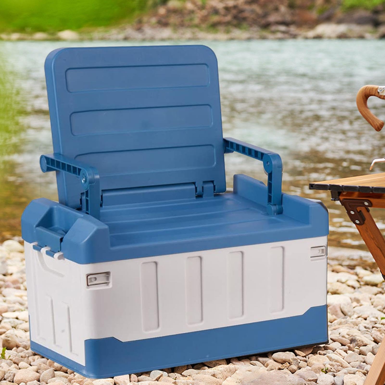 Boîte de rangement pliable - Organisateur de matériel de pêche compact de