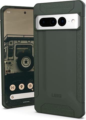 URBAN ARMOR GEAR UAG Made for Google Pixel 7 Pro Case 5G 6.7" Scout Green Olive Drab Lightweight Rugged Premium Impact Resistant Antimicrobial Military Drop Tested Protective Cover