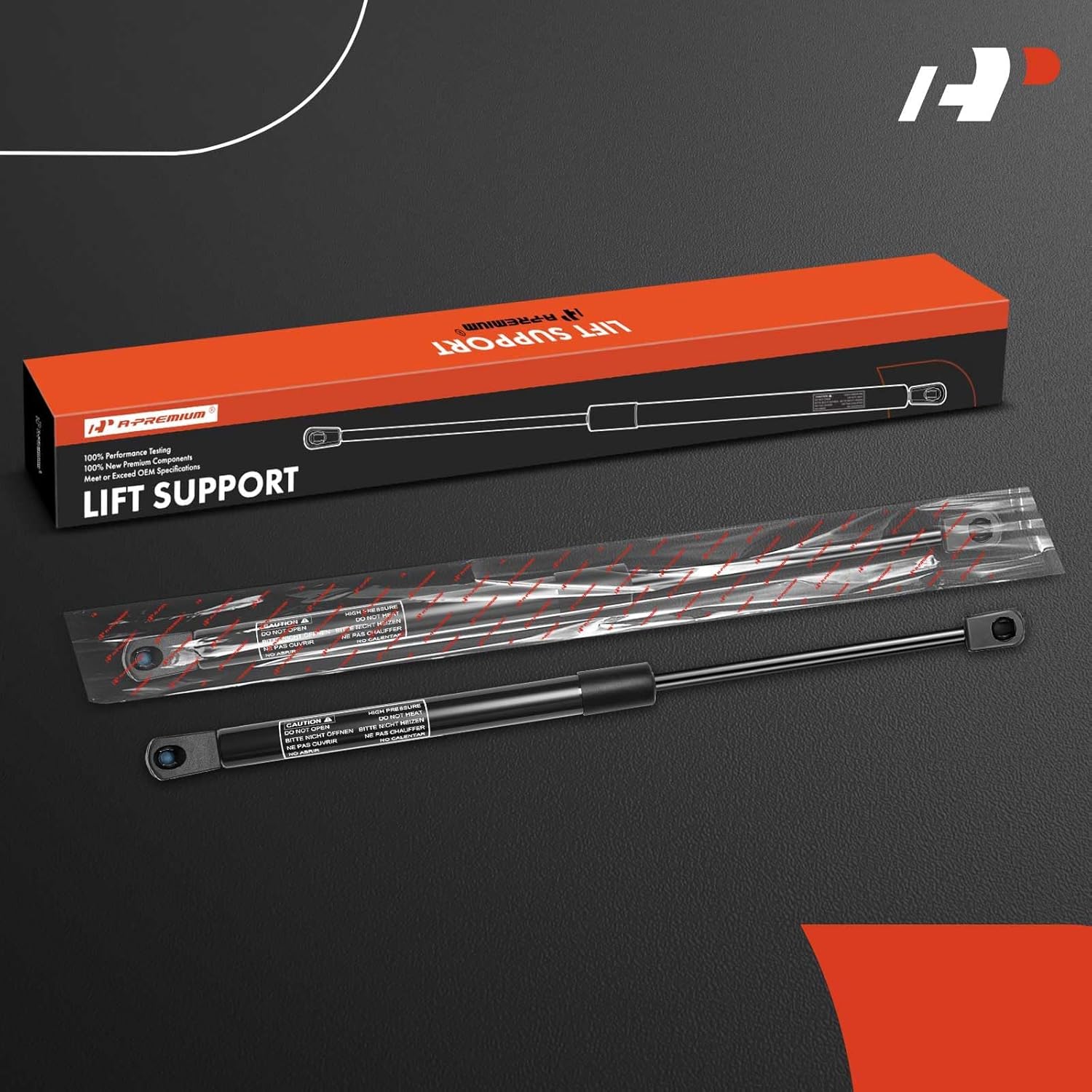 A-Premium Front Hood Lift Supports Gas Spring Struts Compatible with Ford F-250/F-350/F-450/F-550 Super Duty 2011 2012 2013 2014 2015 2016 2-PC Set