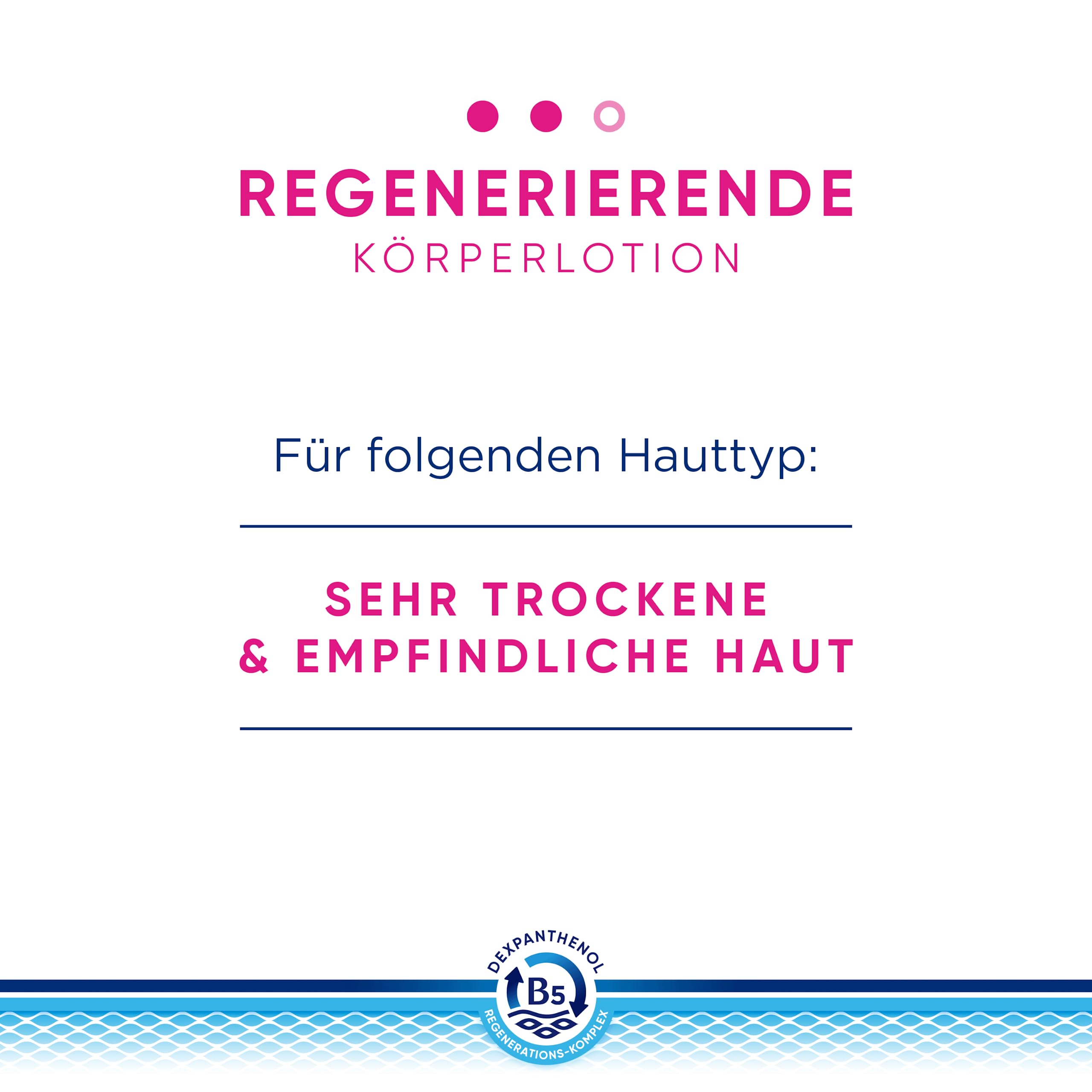 Bepanthol DERMA Regenerierende Körperlotion| Körperpflege für empfindliche und sehr trockene Haut, dermatologisch getestete Feuchtigkeitscreme mit Dexpanthenol | 400ml Pumpspender