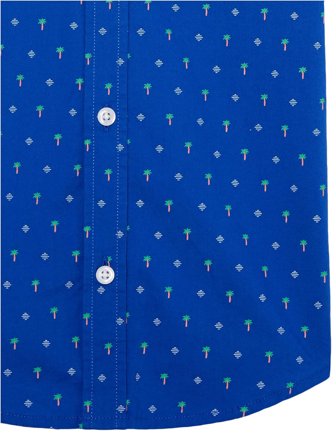 The Children's Place Baby-Boys and Toddler Boys Poplin Short Sleeve Button Down Shirt - Image 2