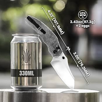 Amazon.com : Kizer Bulldog Folding Pocket Knife, 3