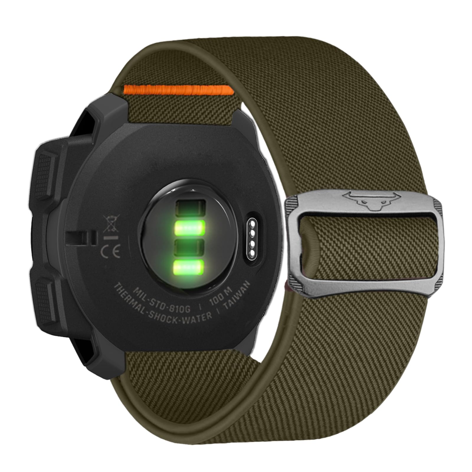 Abanen Correa elástica suave de nailon para Garmin Instinct 2 Solar/Instinct/Instinct Crossover de 22 mm