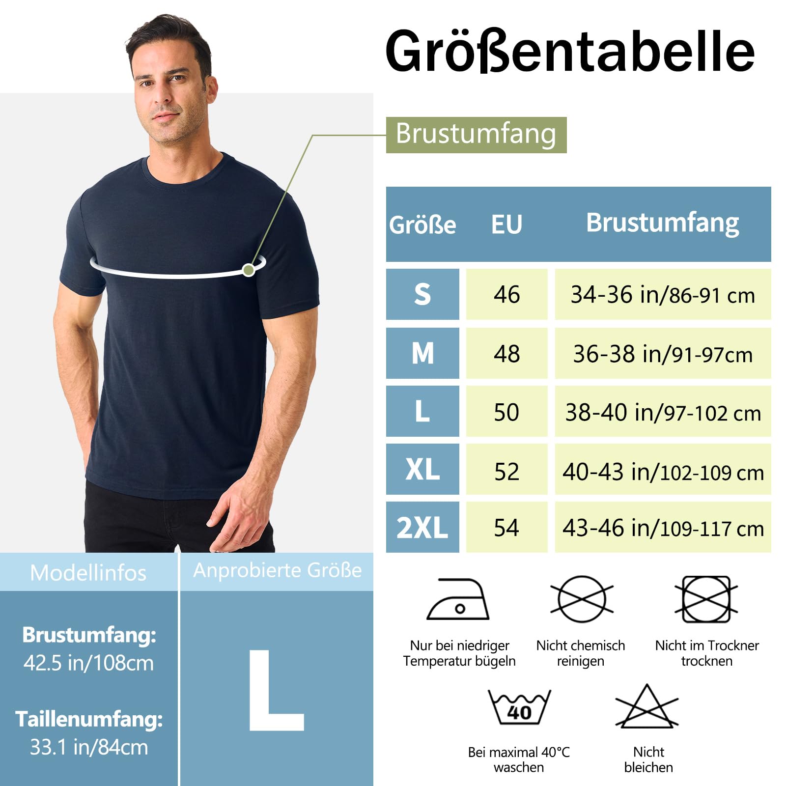 Merino Protect Męska koszulka z wełny merynosowej Anti-odor funkcjonalna lekka termiczna do uprawiania turystyki pieszej i podróży, Czarny (Black), M