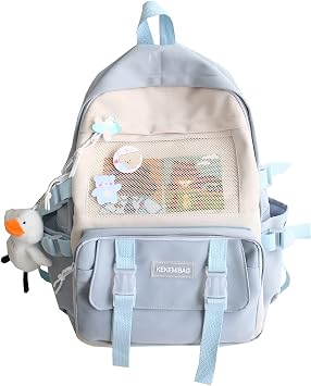 Kawaii Backpack with Pins Cute Backpack 