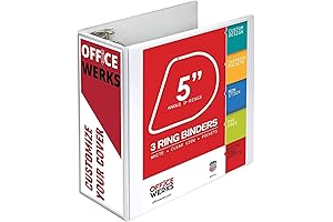 3 Ring Binder - Professional Dossier with a Clear View