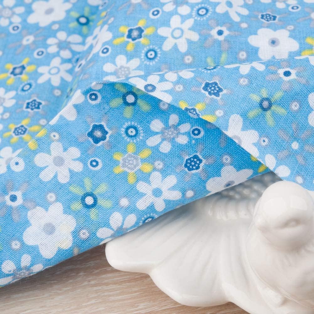 Miniatura 4 de HOULIFE 5-10 PCs 100 Cotton Floral Printed Handkerchief Elegant Hankies for Women Ladies Girls Wedding Party